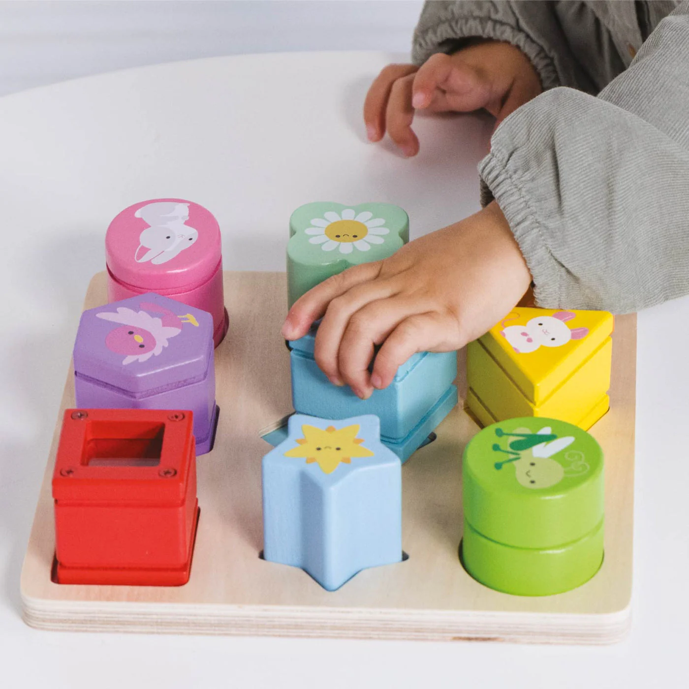 Rainbow Sensory Shape Sorter by Le Toy van - Image 2