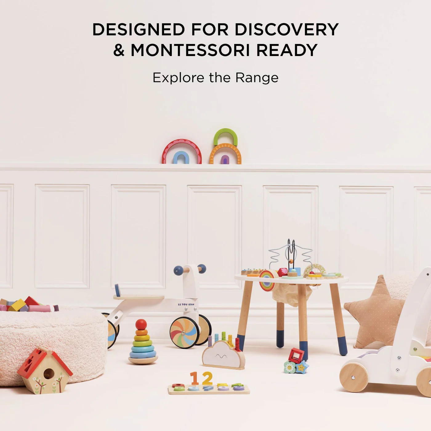 Rainbow Sensory Shape Sorter by Le Toy van - Image 7
