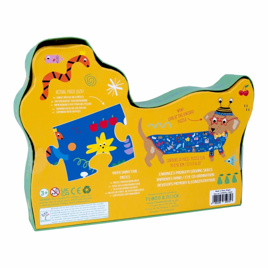 Pets Dog Shaped Jigsaw - 20 Pieces by Floss & Rock - Image 3