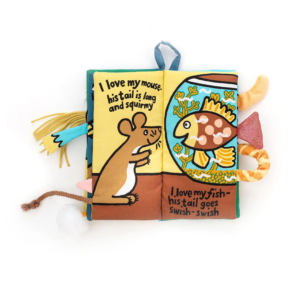 Pet Tails - Crinkly Fabric Book by Jellycat - Image 2