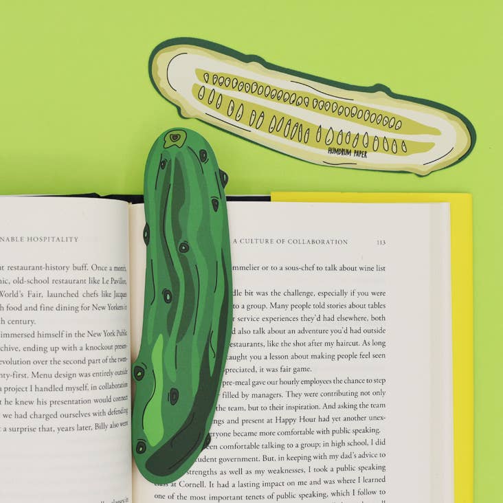 Pickle Bookmark (It's Die Cut!) by Humdrum Paper - Image 4