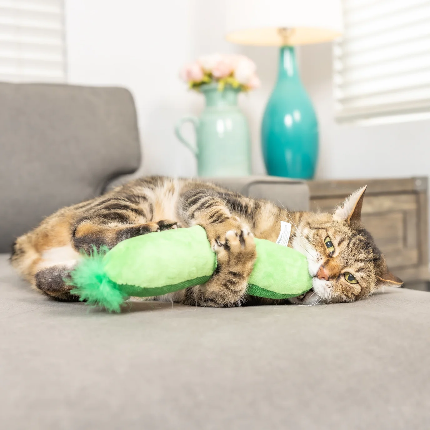Pickle Kicker Cat Toy by Huxley & Kent - Image 3