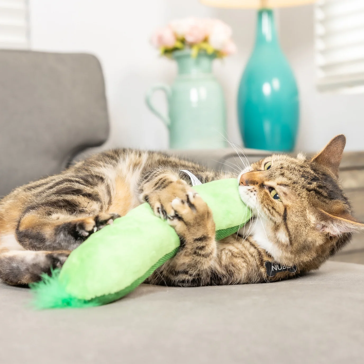 Pickle Kicker Cat Toy by Huxley & Kent - Image 4