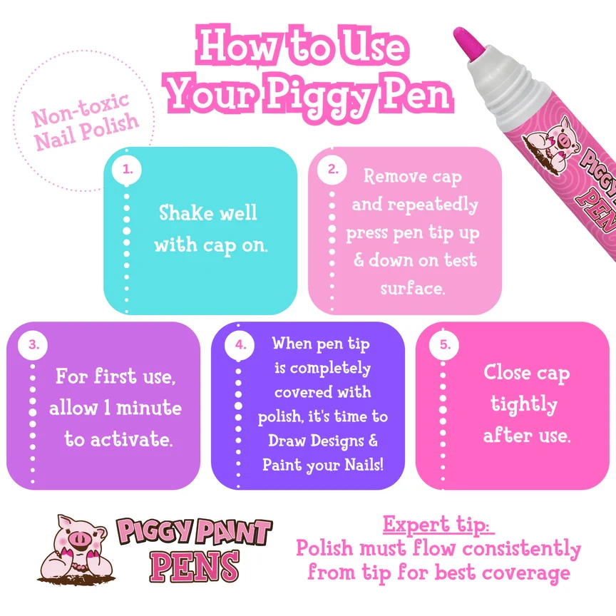 Piggy Paint Pen - Piggy Pink by Piggy Paint - Image 7