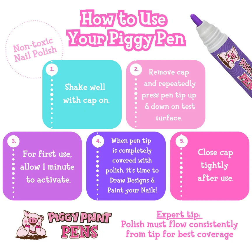 Piggy Paint Pen - Purple Power by Piggy Paint - Image 7