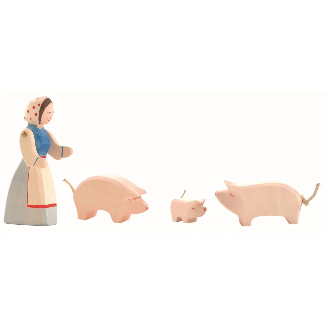 Pig - Head High by Ostheimer Wooden Toys - Image 3