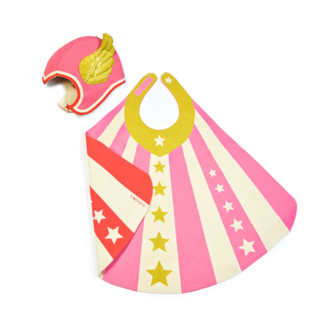 Pink Cape and Hat Hero Set by Lovelane Designs - Image 2