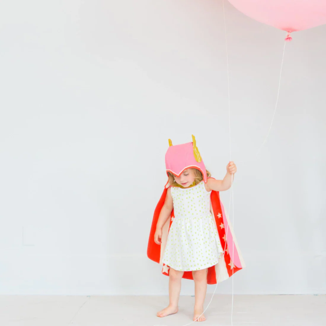 Pink Cape and Hat Hero Set by Lovelane Designs - Image 3