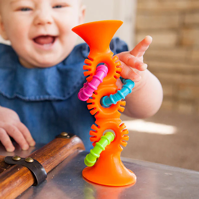Pip Squigz Loops - Orange by Fat Brain Toys - Image 2