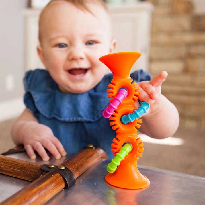 Pip Squigz Loops - Orange by Fat Brain Toys - Image 3