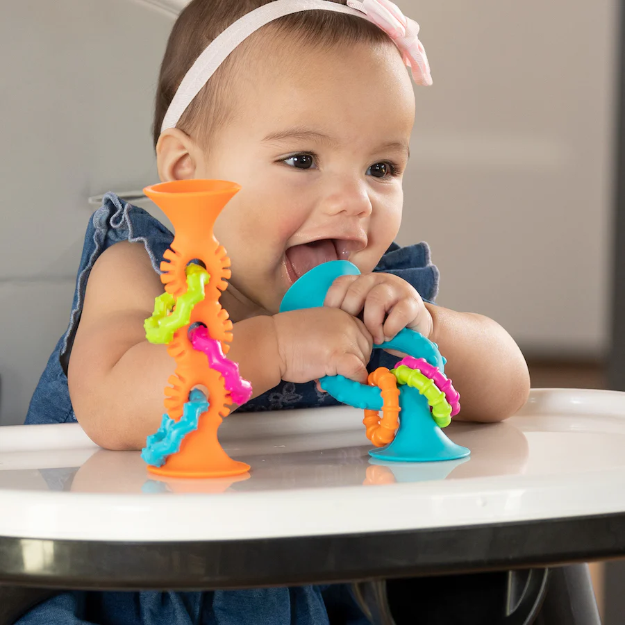 Pip Squigz Loops - Orange by Fat Brain Toys - Image 6