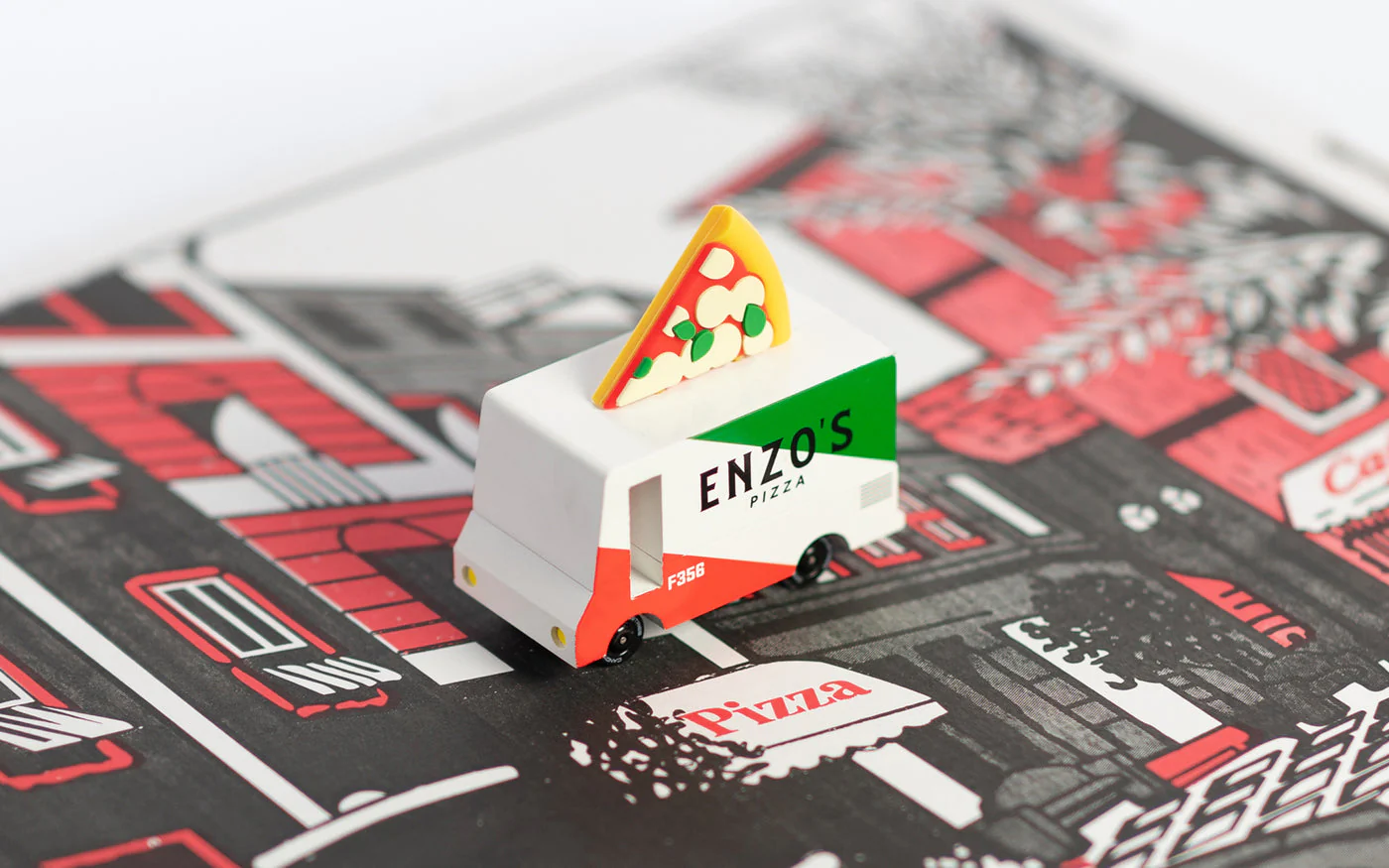 Pizza Van by Candylab Toys - Image 6