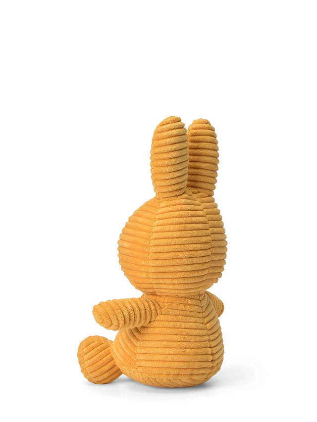 Plush Miffy Eco Corduroy 9" - Yellow by Bon Ton Toys - Image 6