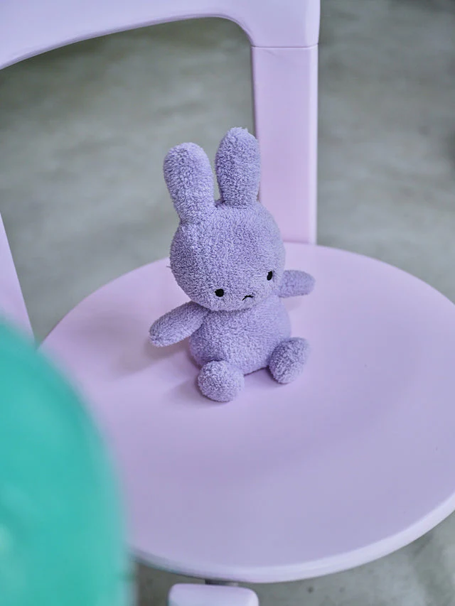 Plush Miffy Terry 9" - Lilac by Bon Ton Toys - Image 2