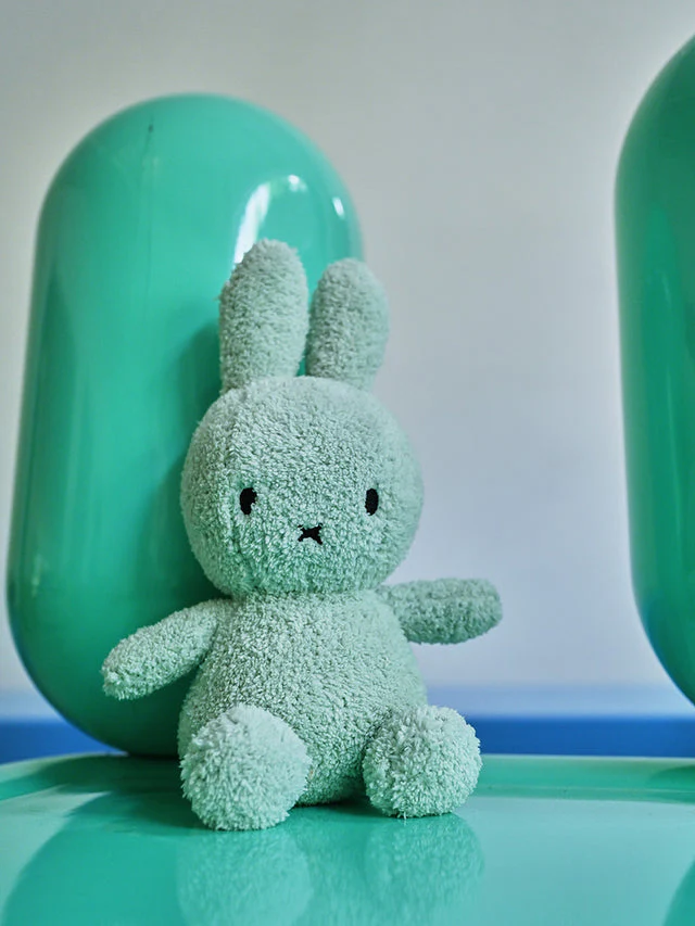 Plush Miffy Terry 9" - Soft Green by Bon Ton Toys - Image 3