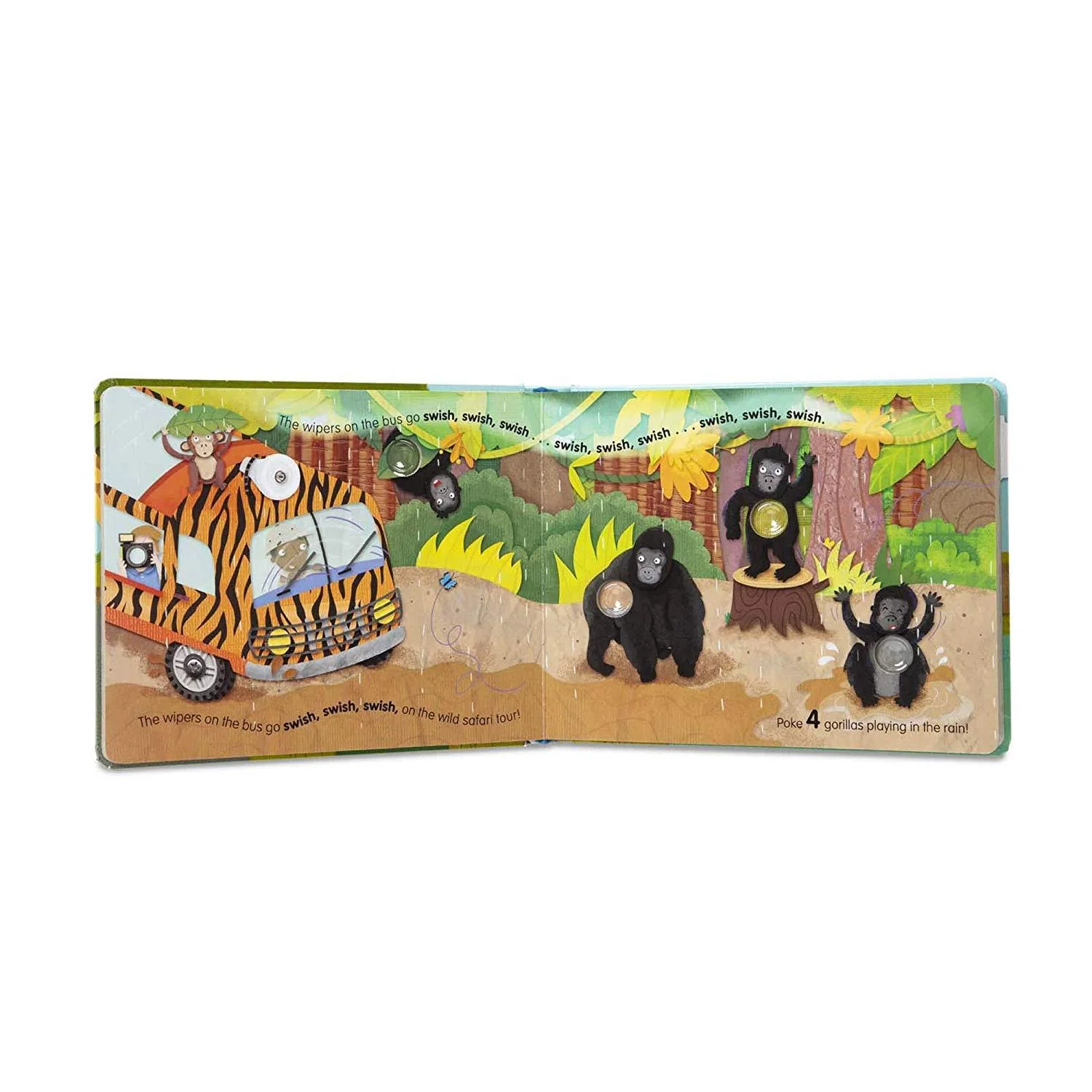 Poke-A-Dot Book - The Wheels on the Bus Wild Safari - Image 7