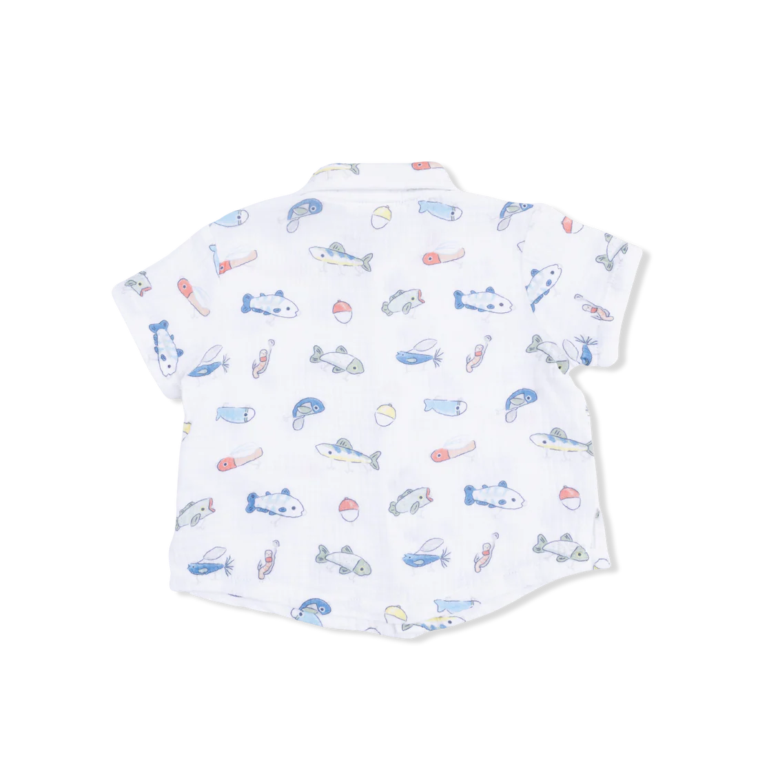 Polo Button Up with Casual Short - Fishing Lures by Angel Dear - Image 4