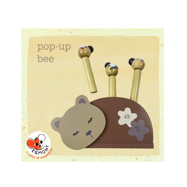 Pop Up Bees Wooden Toy by Egmont - Image 2