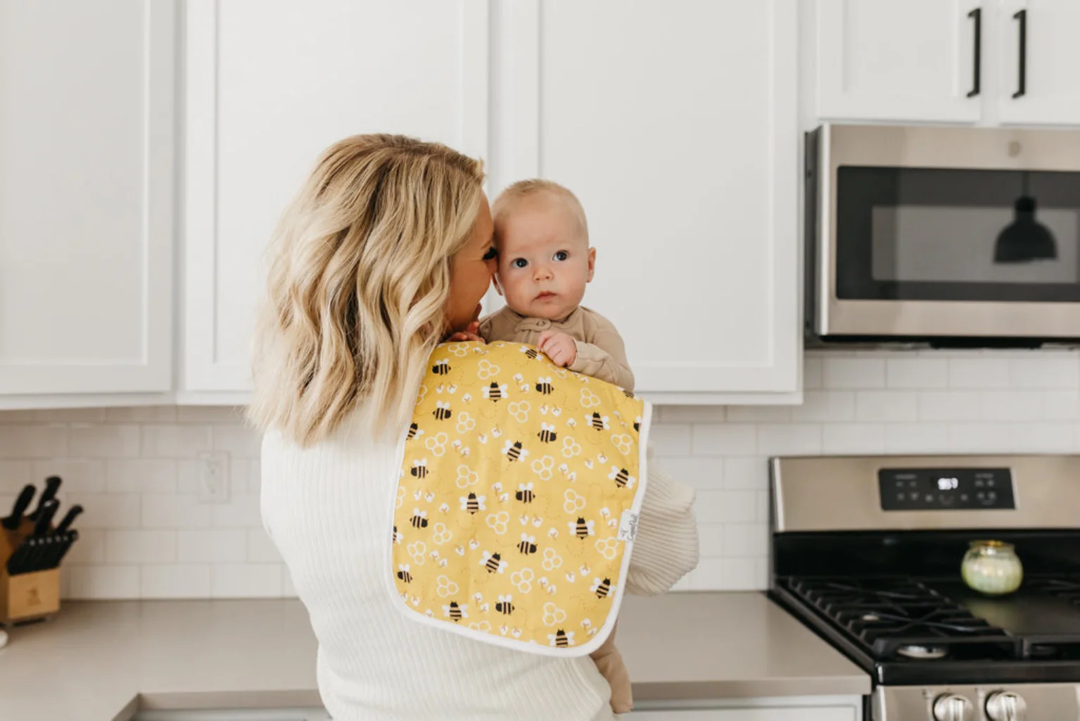 Premium Burp Cloths - Atwood by Copper Pearl - Image 4