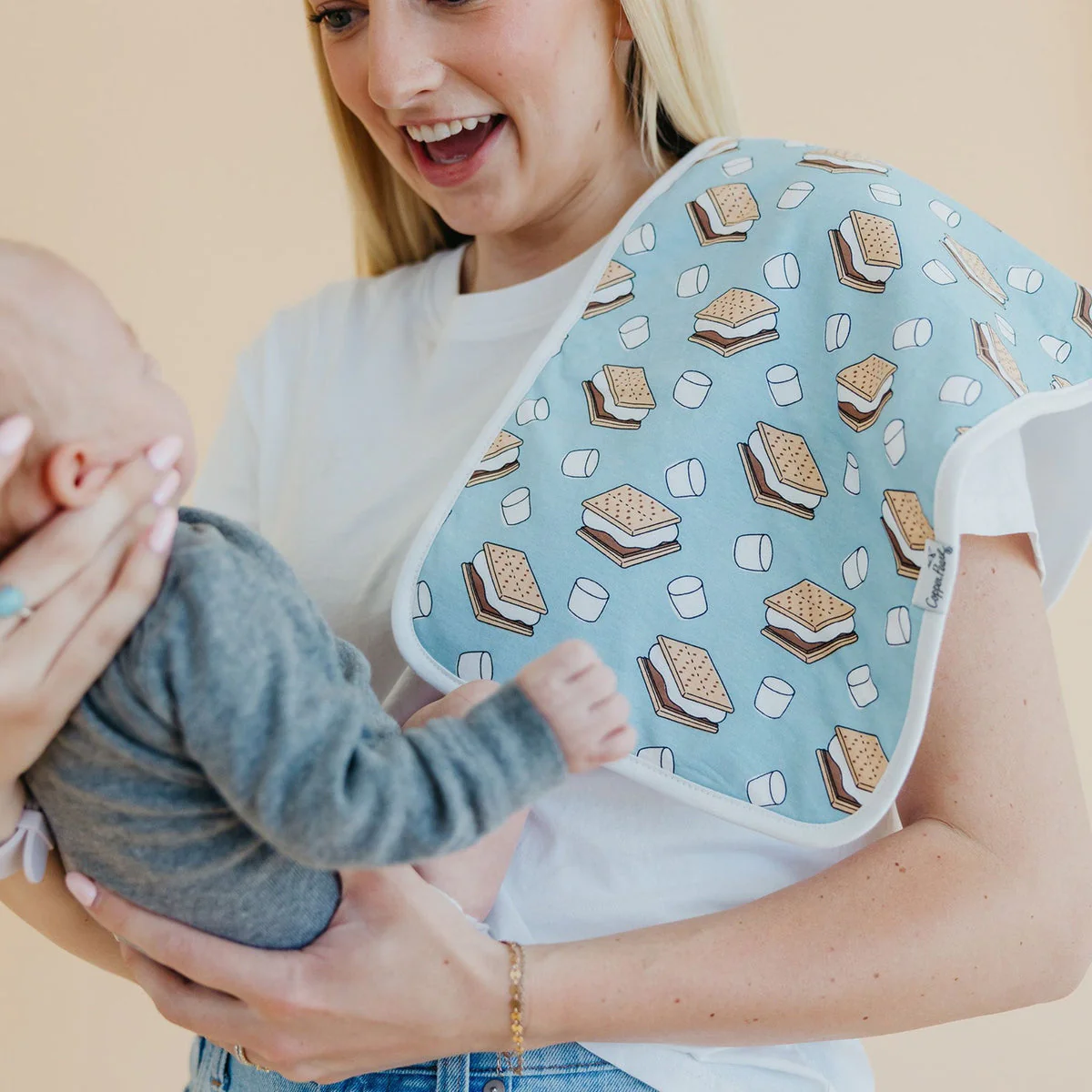 Premium Burp Cloths - Bridger by Copper Pearl - Image 5