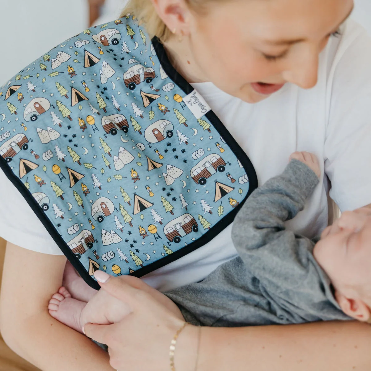 Premium Burp Cloths - Bridger by Copper Pearl - Image 7