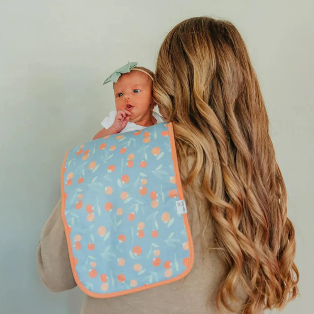 Premium Burp Cloths - Clementine by Copper Pearl - Image 3