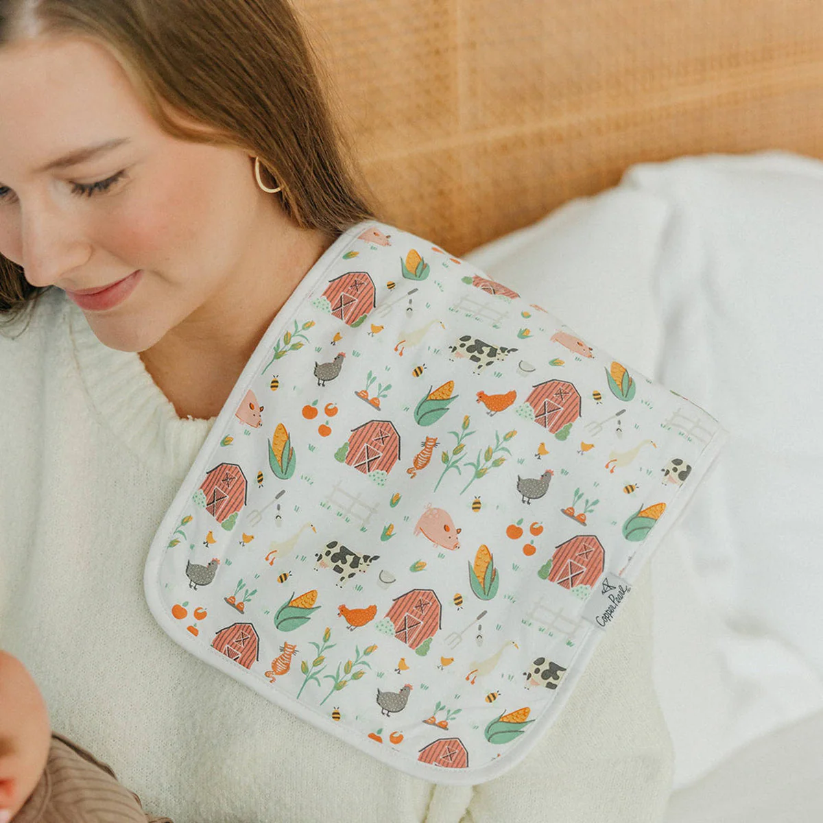 Premium Burp Cloths - Farmstead by Copper Pearl - Image 2