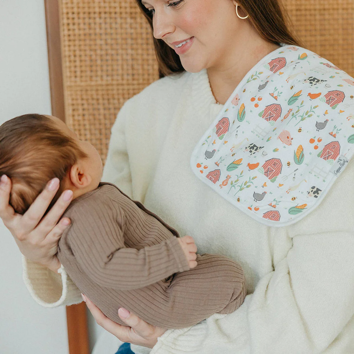 Premium Burp Cloths - Farmstead by Copper Pearl - Image 3