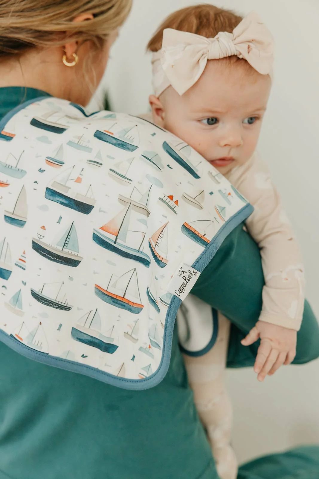 Premium Burp Cloths - Fischer by Copper Pearl - Image 2