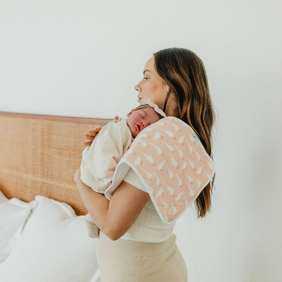 Premium Burp Cloths - Goosie by Copper Pearl - Image 2