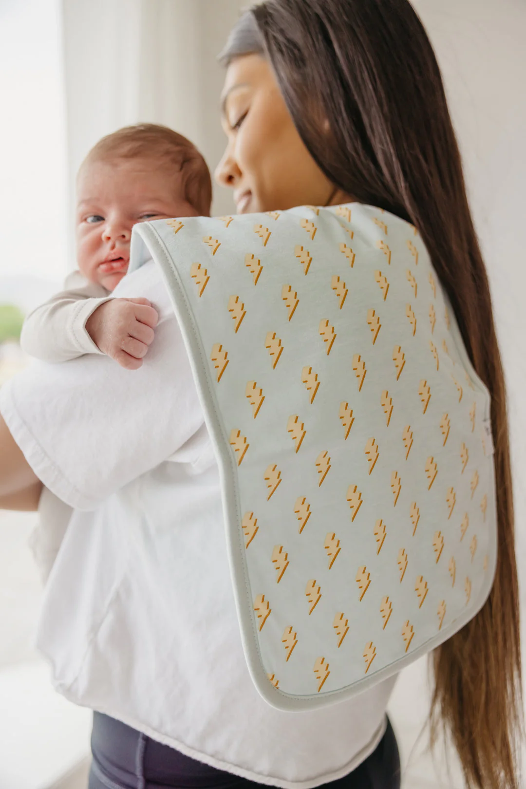 Premium Burp Cloths - Vance by Copper Pearl - Image 3