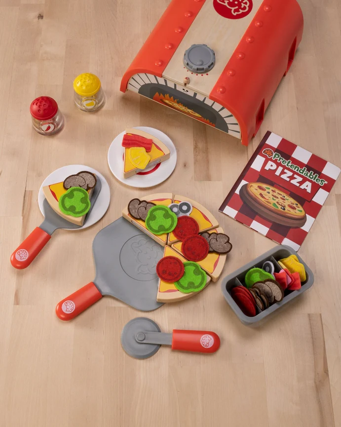 Pretendables Backyard Pizza Oven Set by Fat Brain Toys - Image 5