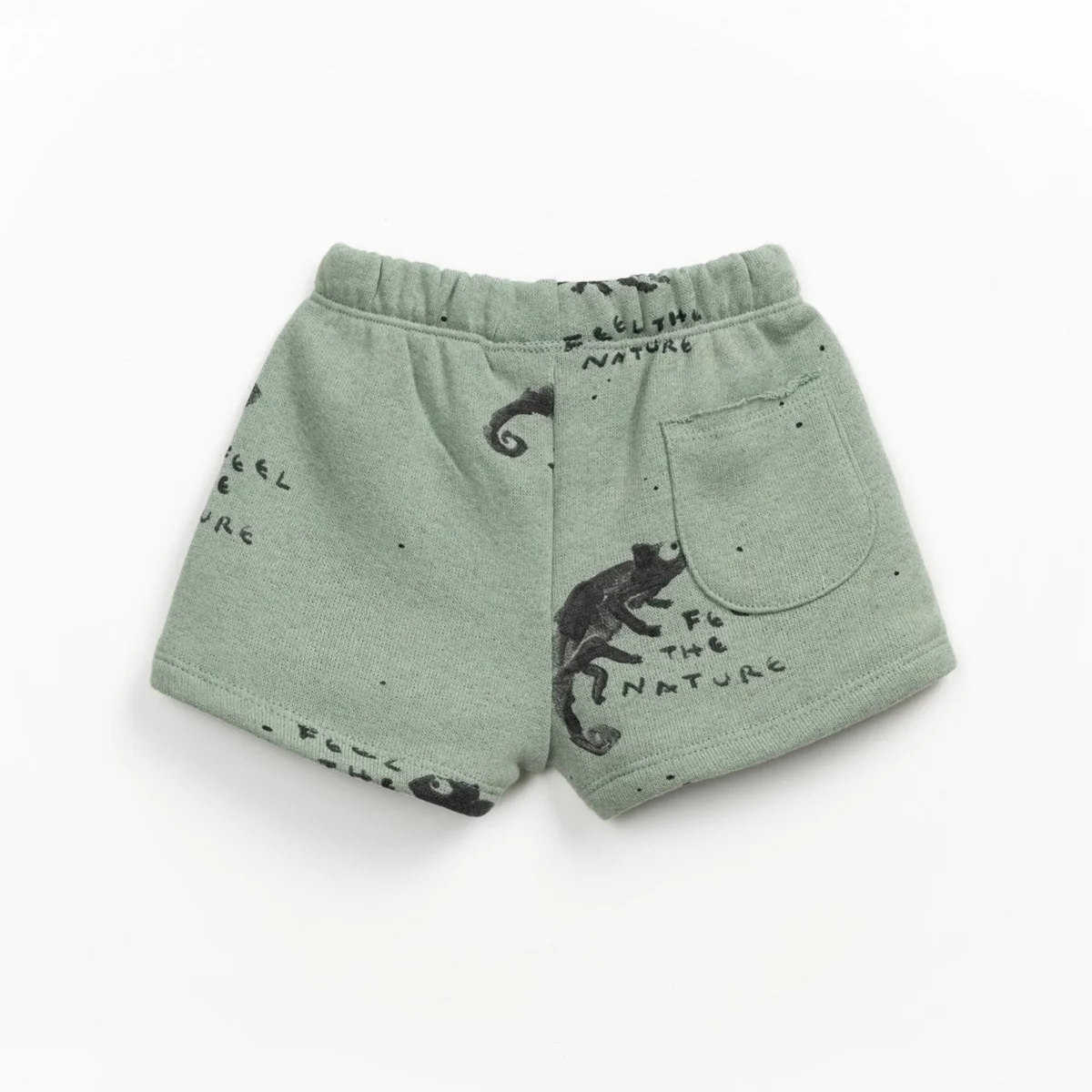 Printed Fleece Shorts - Chameleon by Play Up - FINAL SALE - Image 2