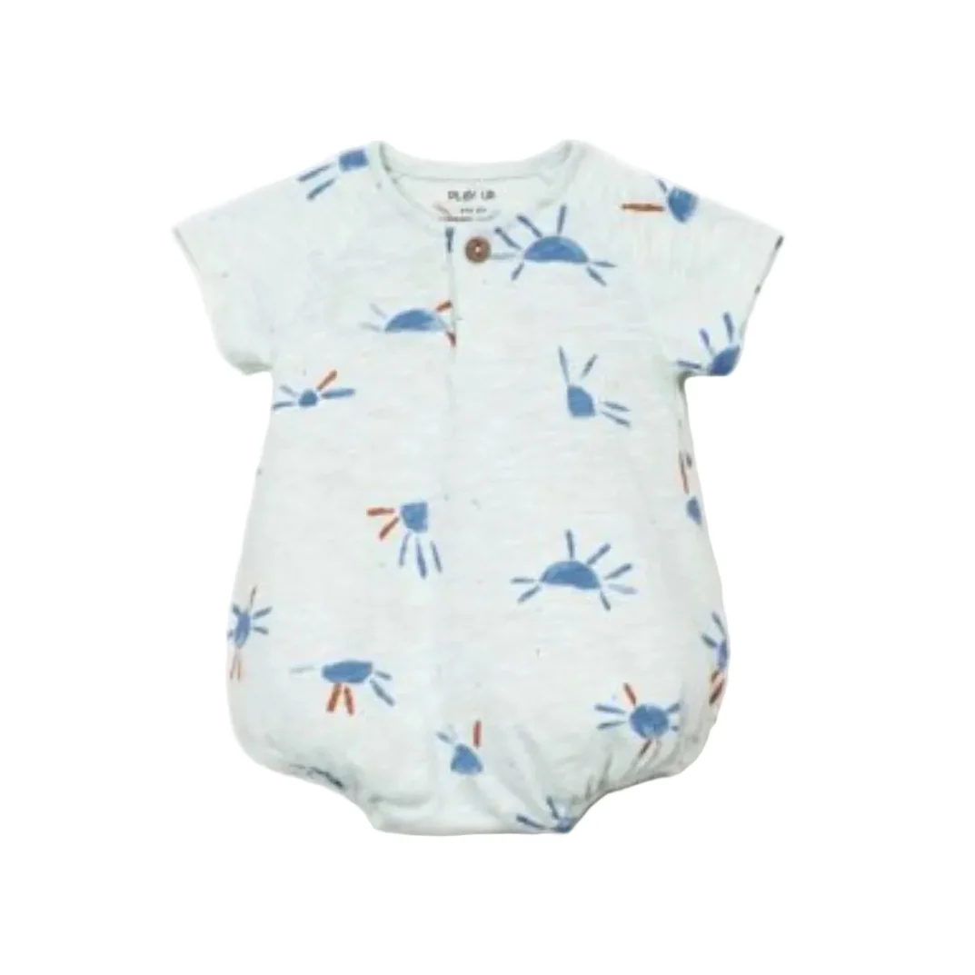 Printed Jersey Jumpsuit - Blue Suns by Play Up
