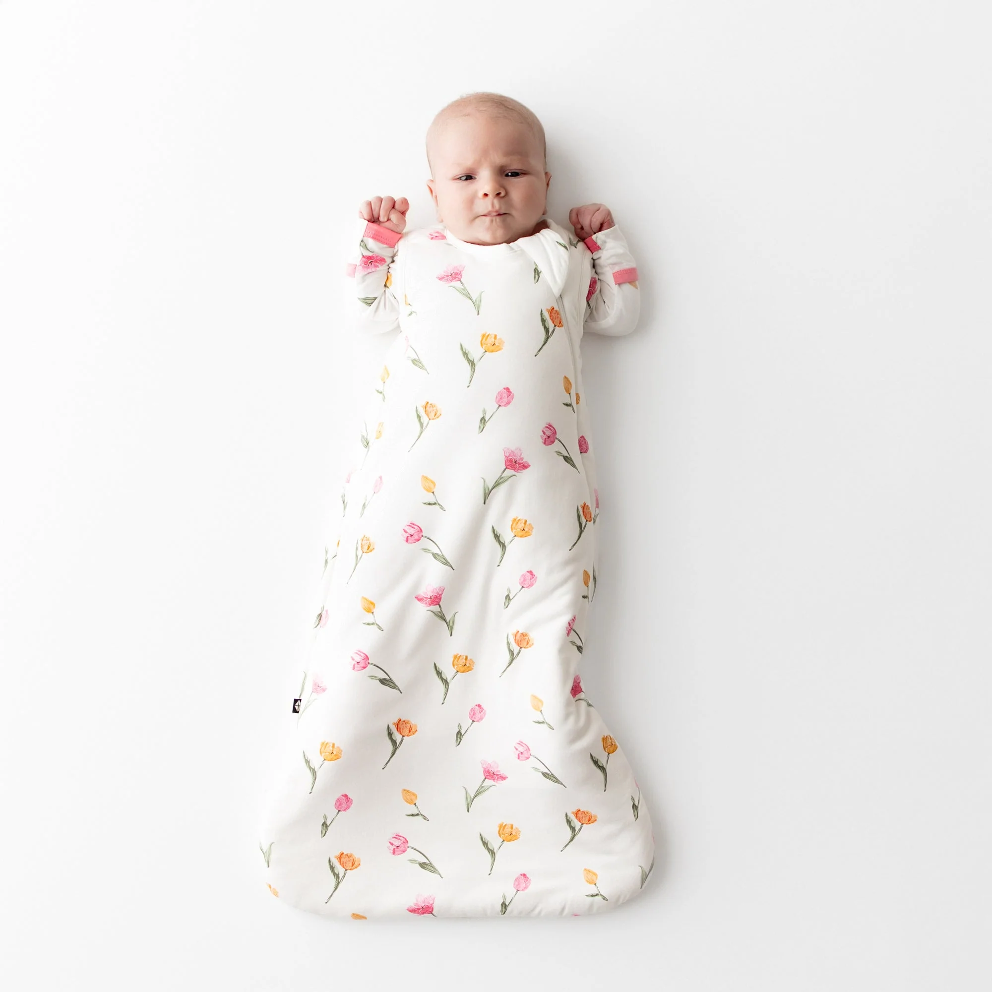Printed Sleep Bag Tog 1.0 - Tulip by Kyte Baby - Image 2