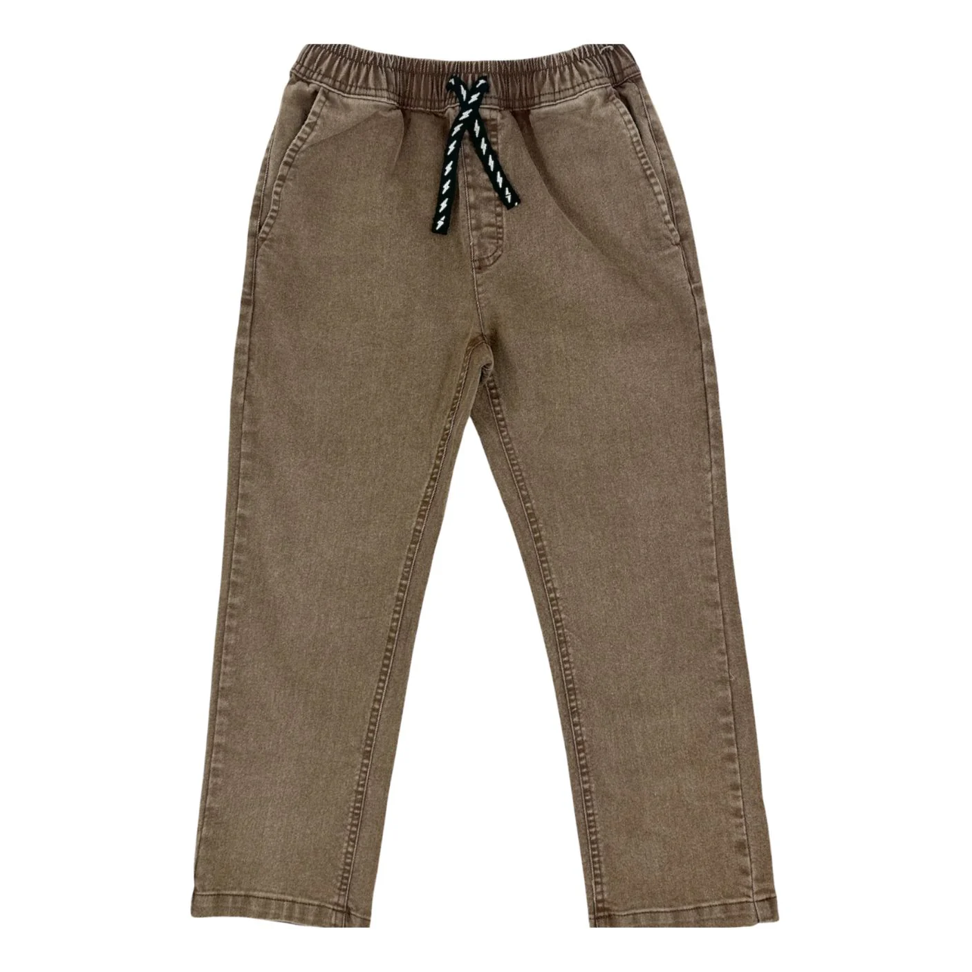 Provisions Chino Pants - Black/Sand by Tiny Whales - FINAL SALE