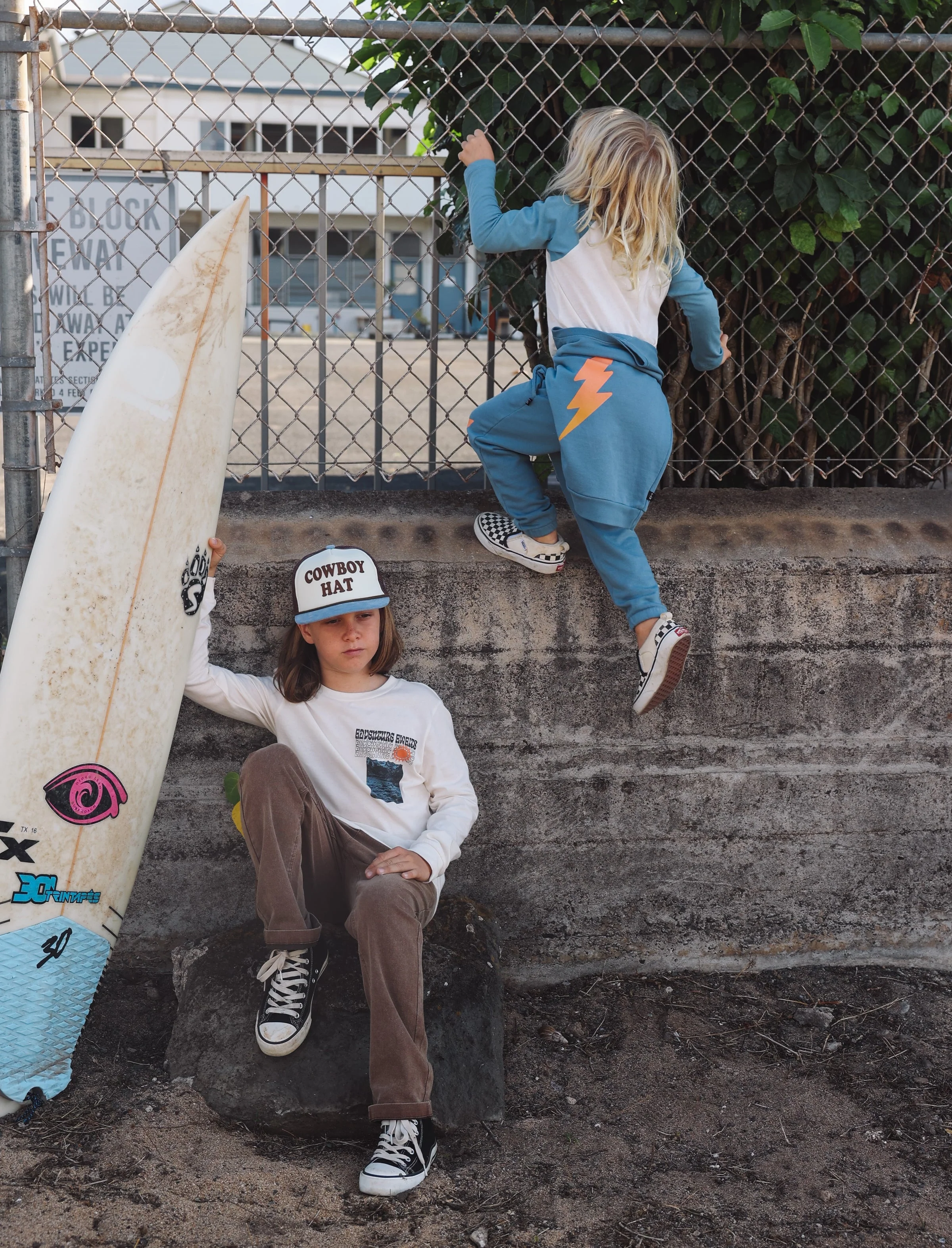 Provisions Chino Pants - Black/Sand by Tiny Whales - FINAL SALE - Image 4