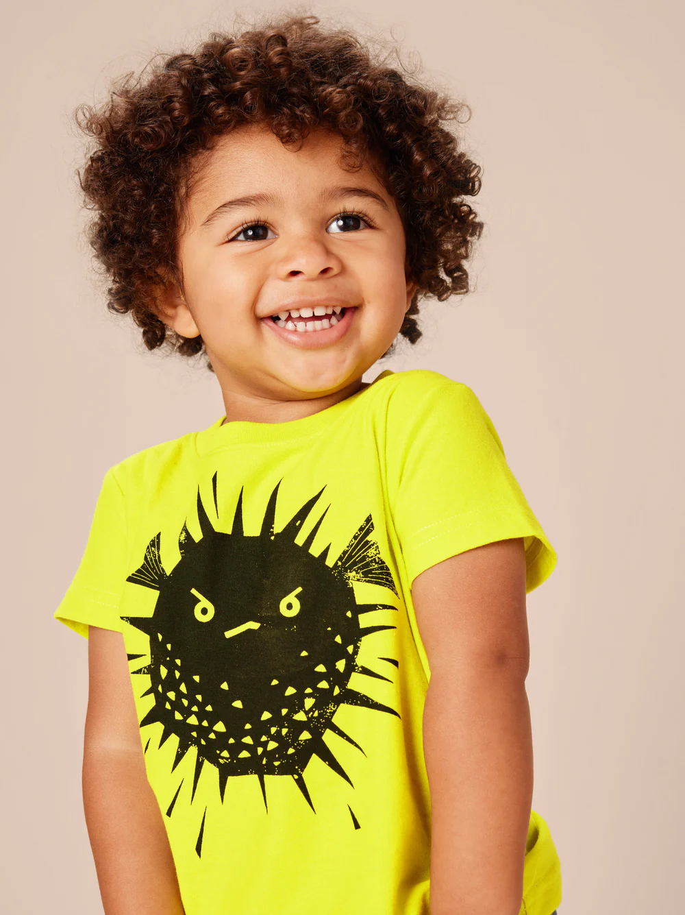 Puffer Fish Graphic Tee - Highlighter by Tea Collection FINAL SALE - Image 3