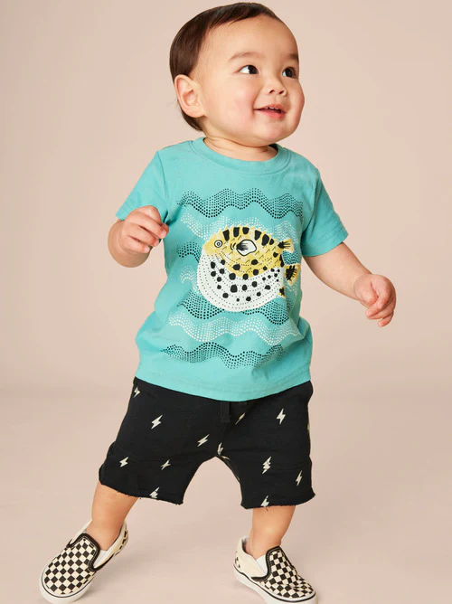 Puffer Fish Graphic Tee - Patina by Tea Collection FINAL SALE - Image 2