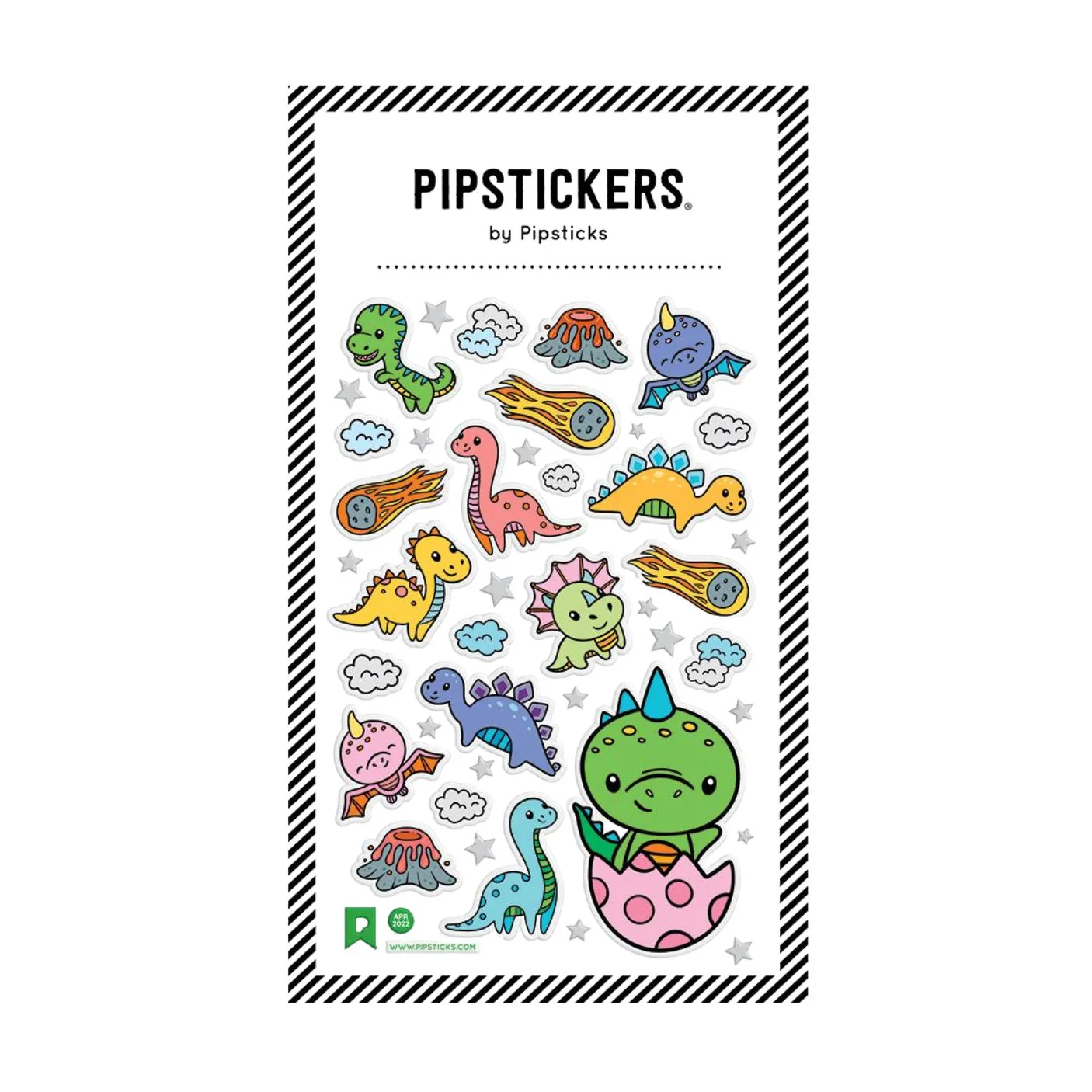 Puffy Little Dinosaurs Stickers by Pipsticks