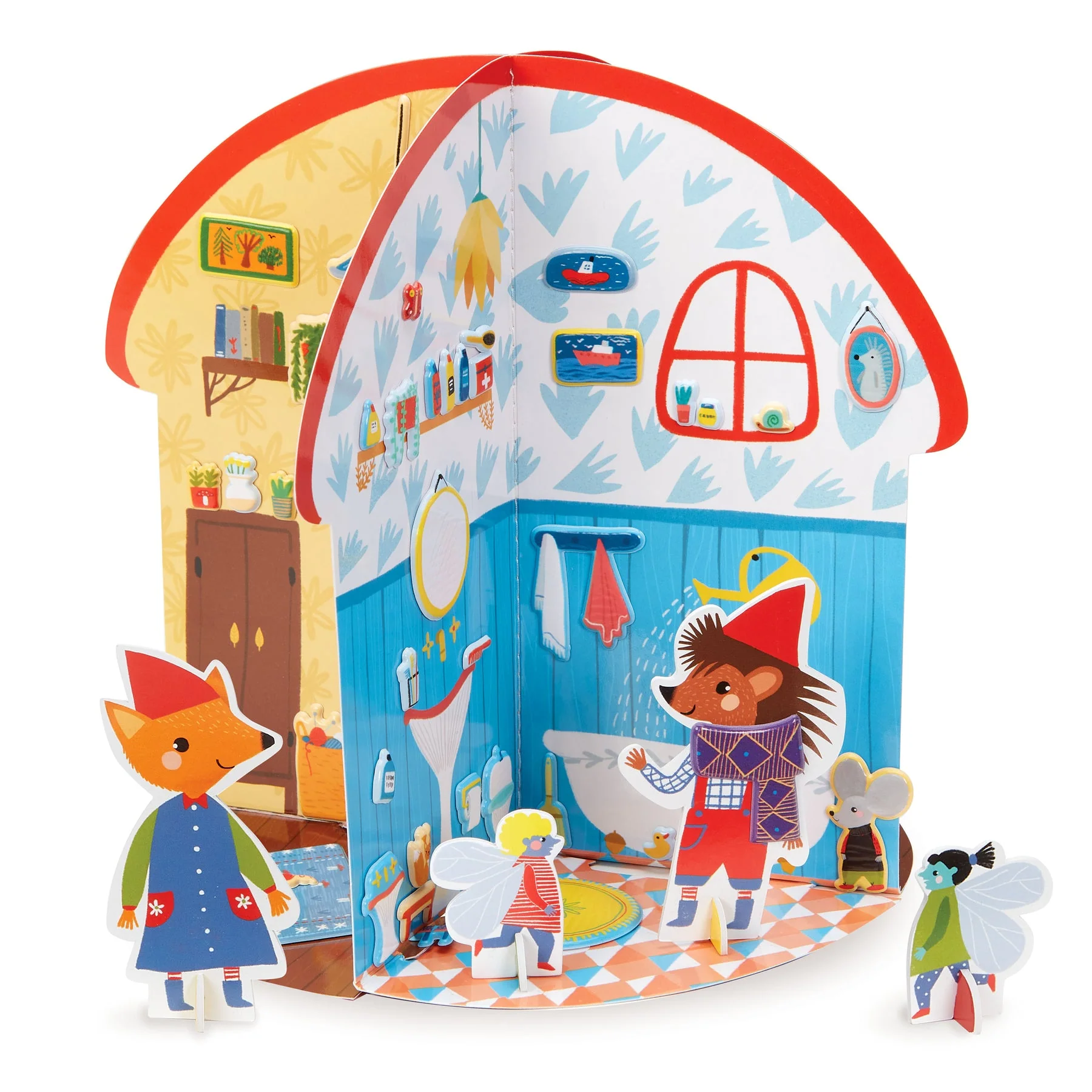 Puffy Sticker 3D Playhouse Mushroom Cottage by Bright Stripes - Image 2