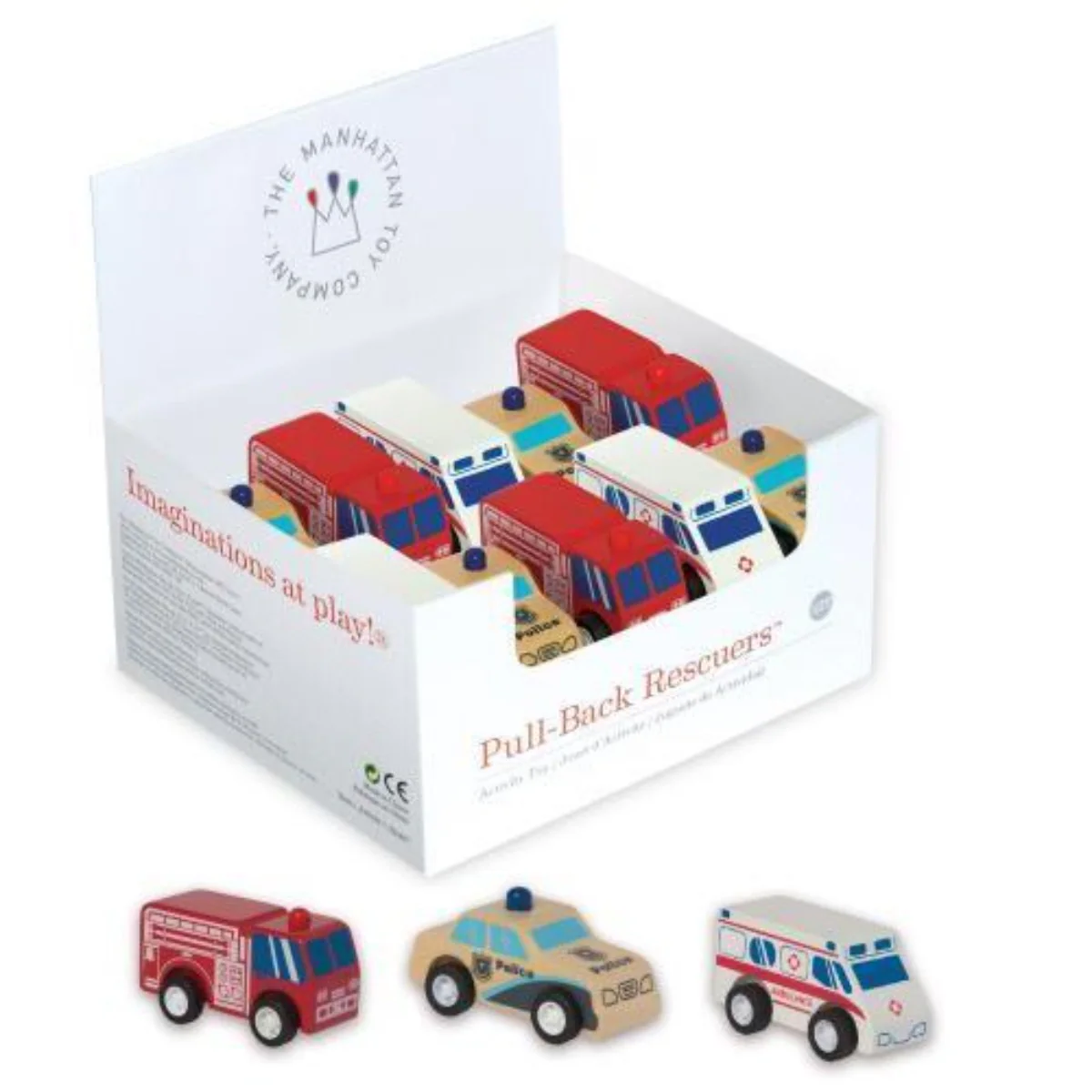 Pull-Back Rescuer (1 Unit Assorted) by Manhattan Toy - Image 2