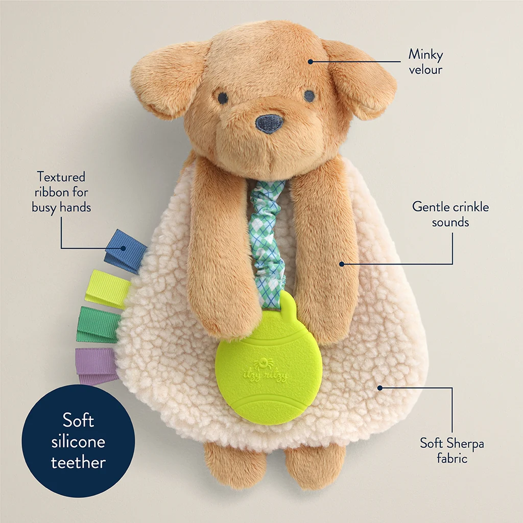 Puppy Itzy Friends Lovey Plush by Itzy Ritzy - Image 8