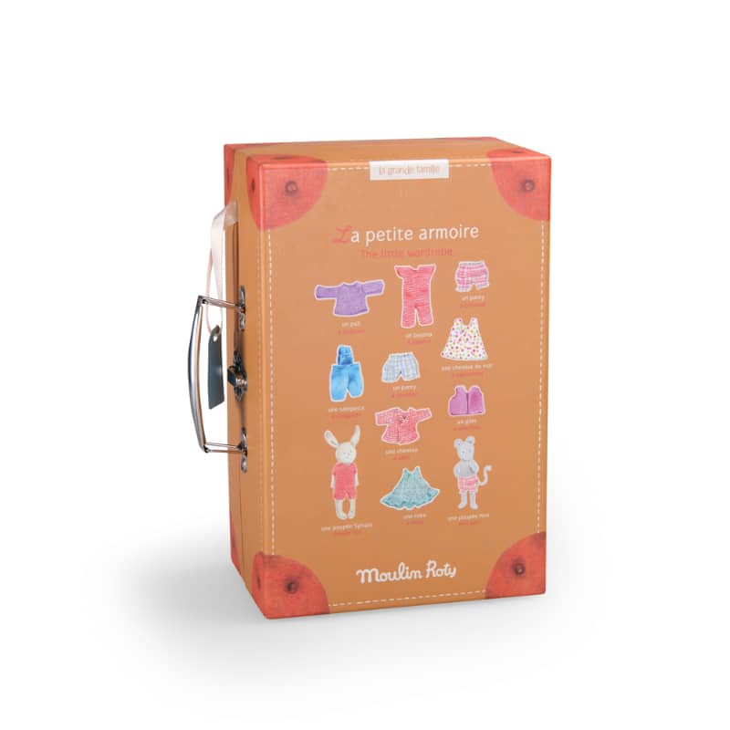 Rabbit and Mouse Wardrobe Suitcase by Moulin Roty - Image 6