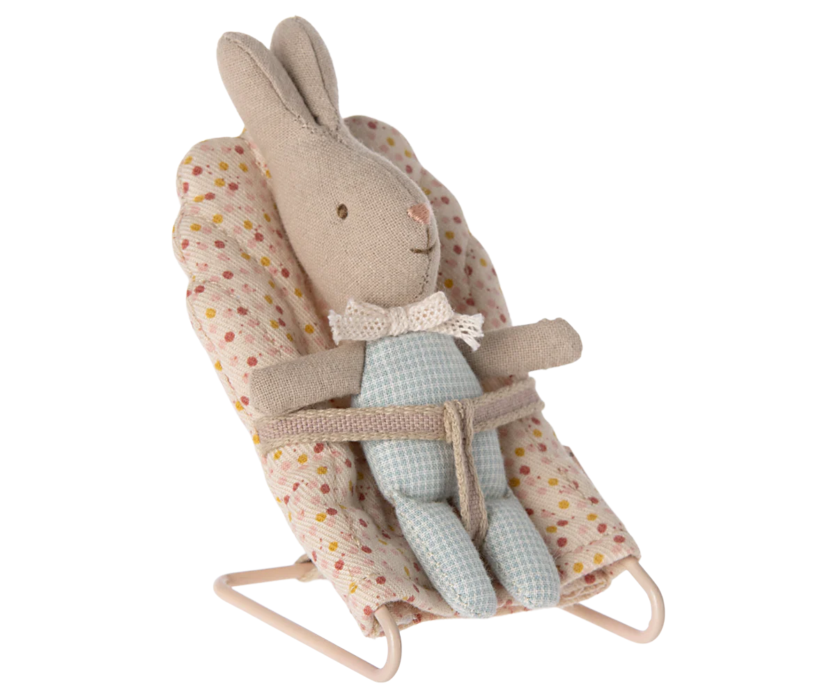 Rabbit, MY - Light Blue Check by Maileg - Image 2