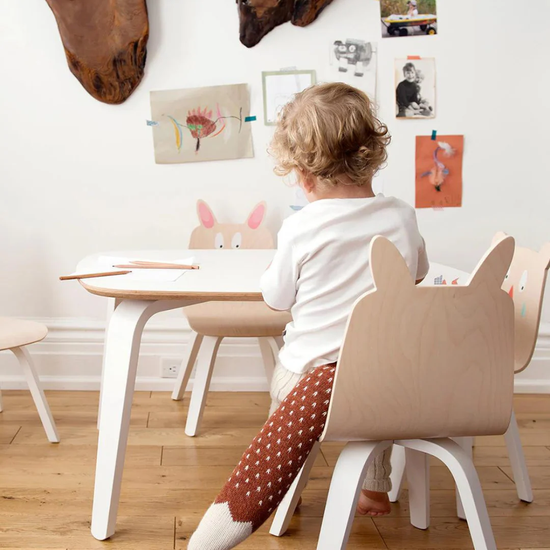 Rabbit Play Chairs (Set of 2) - Birch by Oeuf - Image 4