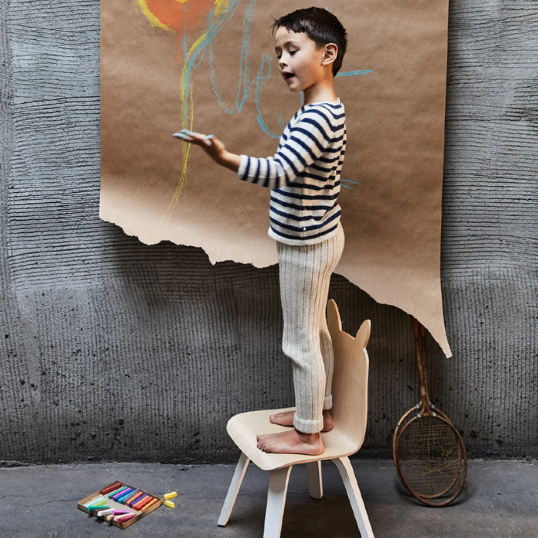 Rabbit Play Chairs (Set of 2) - Birch by Oeuf - Image 5