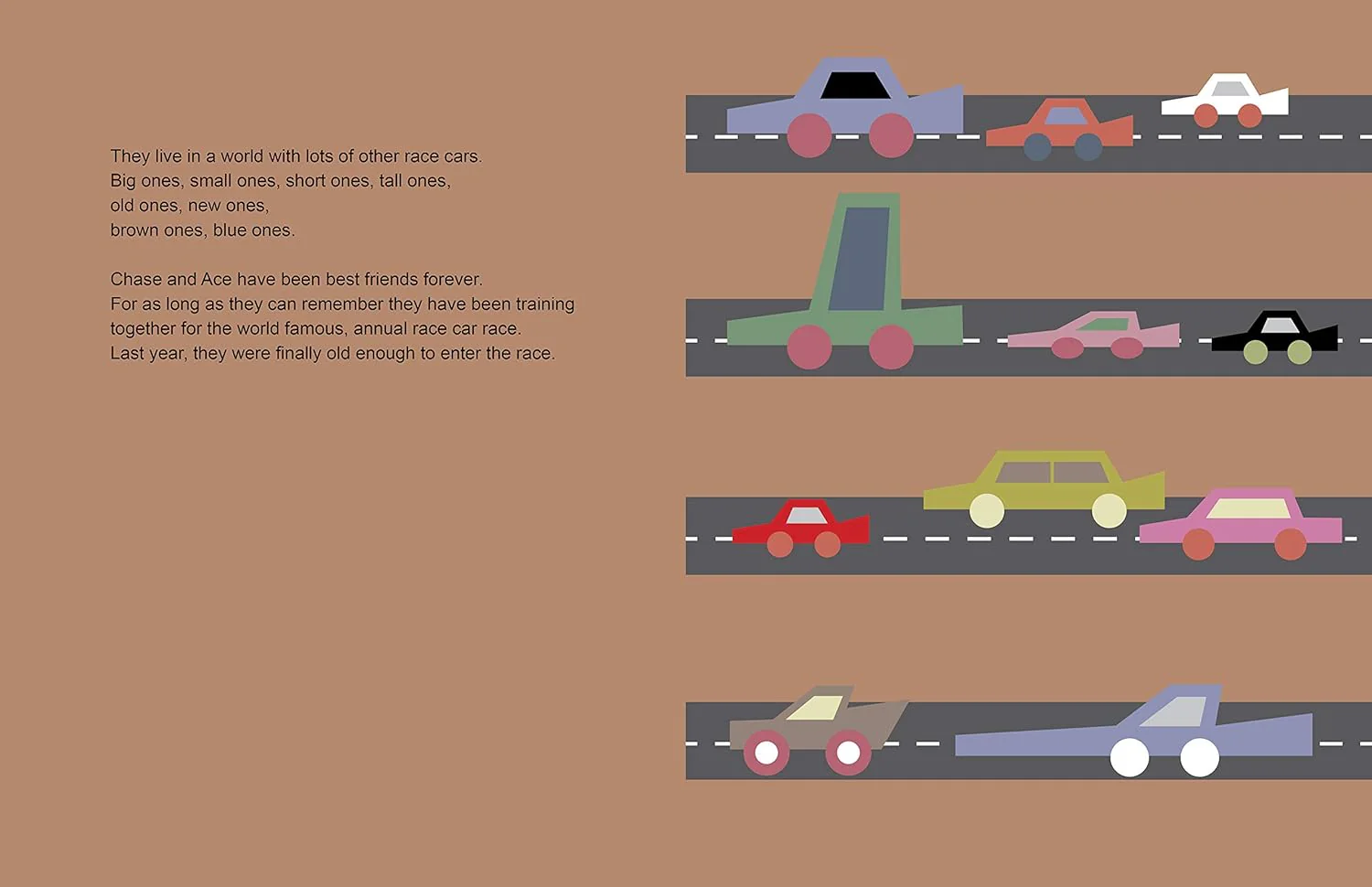 Race Cars: A Children's Book About White Privilege - Hardcover - Image 4