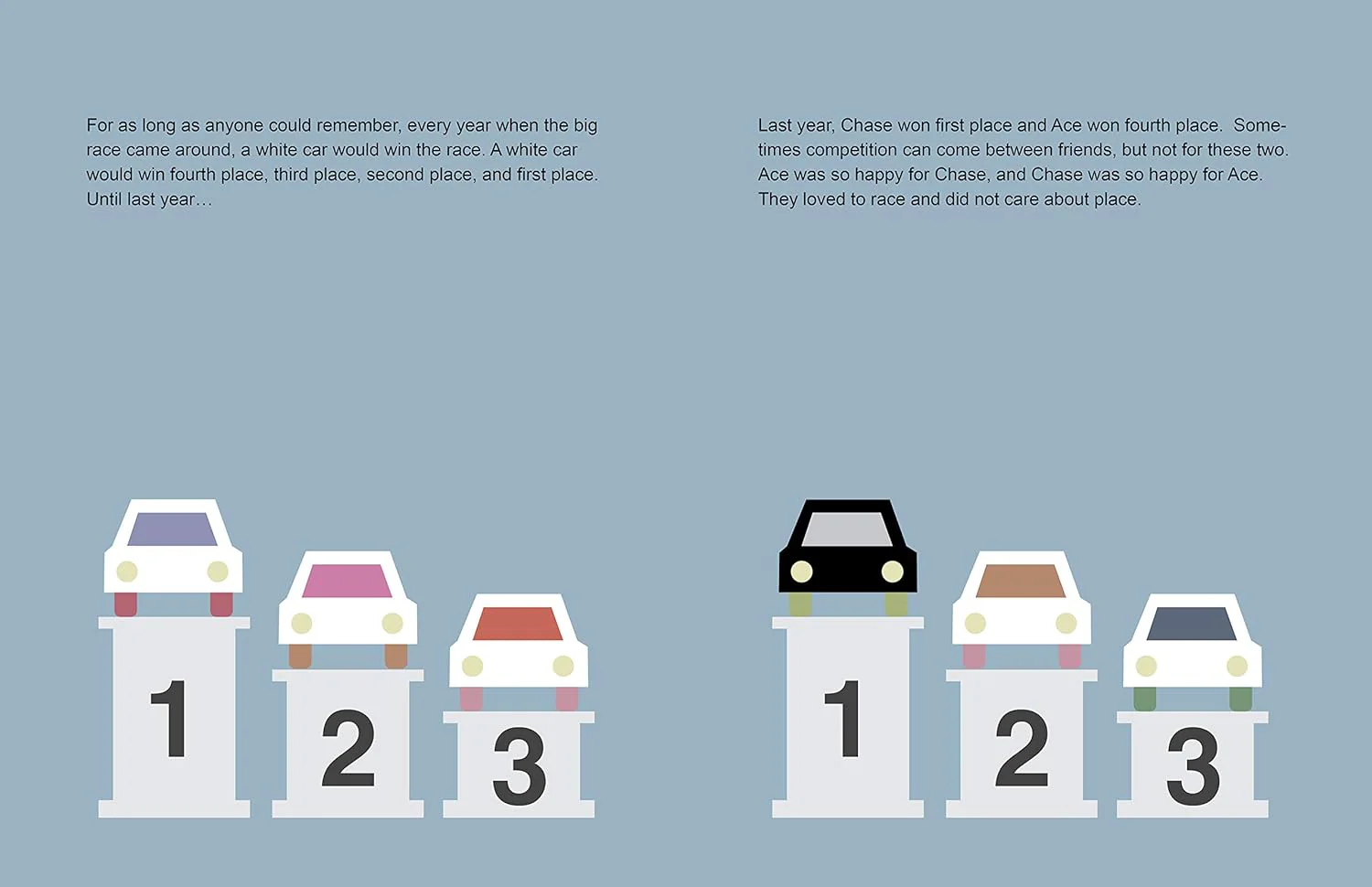 Race Cars: A Children's Book About White Privilege - Hardcover - Image 5