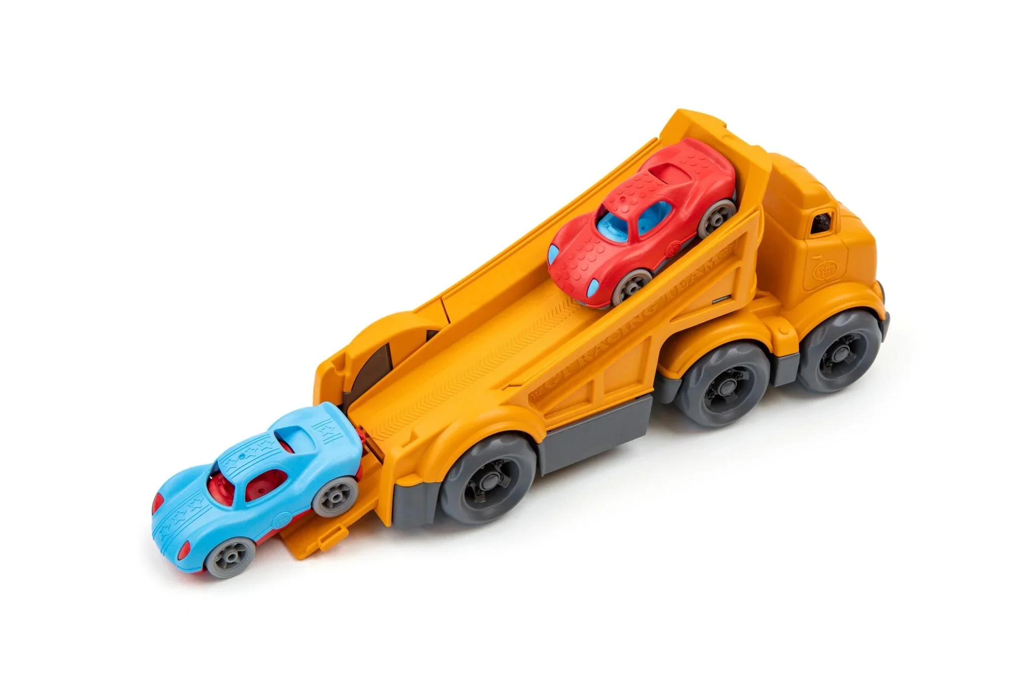 Racing Truck with Two Racers by Green Toys - Image 4